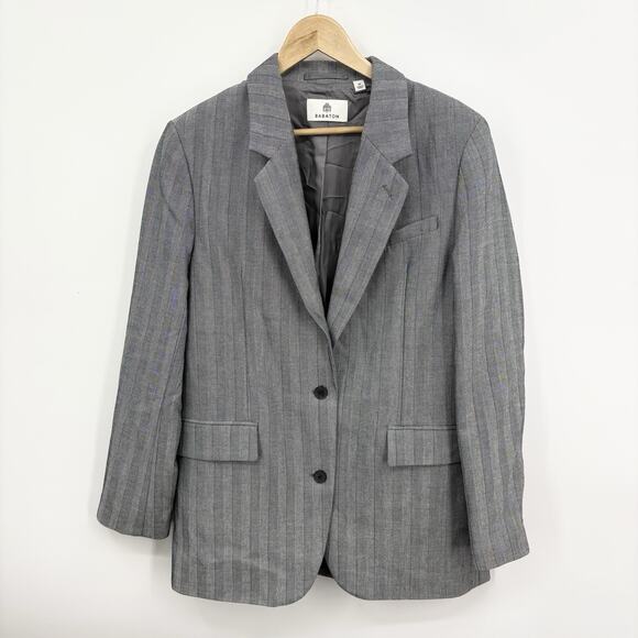 Aritzia Babaton Blazer Jacket Medium New Agency Oversized Relaxed Office Siren - Picture 1 of 8